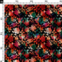 multi flower allover Print Fabric