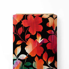 multi flower allover Print Fabric
