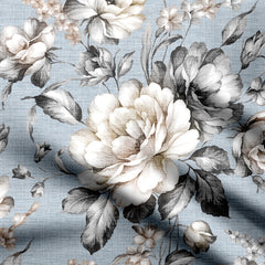 vintage flower Print Fabric