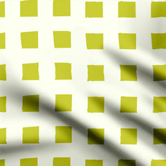 Imperfect squares Print Fabric