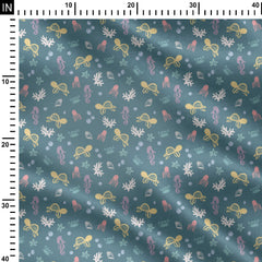 Sea bed Print Fabric