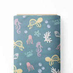 Sea bed Print Fabric