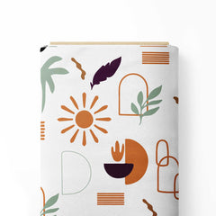 Boho Chic Design Print Fabric