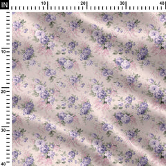 Grape Illusion Print Fabric