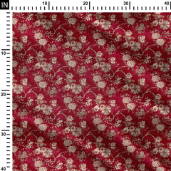 floral allover vintage Print Fabric