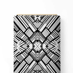 Black White Dilution Print Fabric