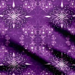 Purple Shiny Print Fabric