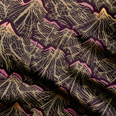 Cliff mountains Print Fabric