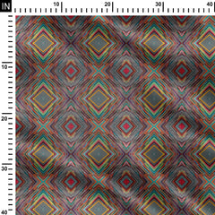 Linear Geometric Print Fabric