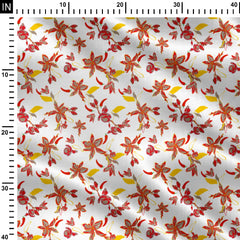 abstract floral Print Fabric