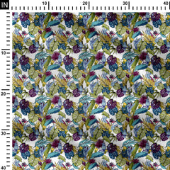 tropical design Print Fabric