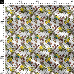 tropical floral design 001 Print Fabric