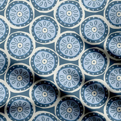 Block Print- Blue Print Fabric