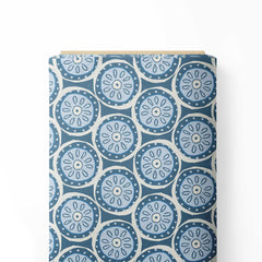 Block Print- Blue Print Fabric