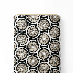 Block Print- Black Print Fabric