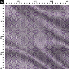 Purple Geo Print Fabric