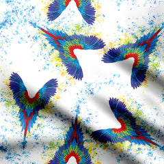 Splashes of colour with Macaw Print Fabric