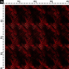 Red cells Print Fabric