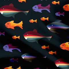 Fish fantasy Print Fabric