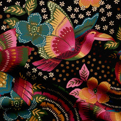 Rayon 1 Meter Toucans World Print Fabric