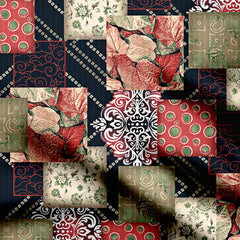 kalamkari allover pattern Print Fabric