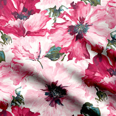 Floral Art Station Print Fabric