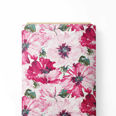 Floral Art Station Print Fabric