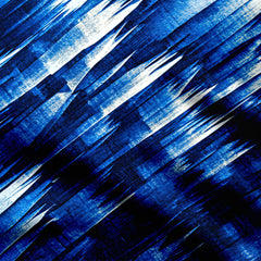 Blue blizzard Print Fabric