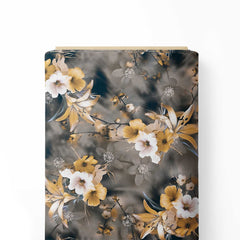 Moonlit Petals Print Fabric