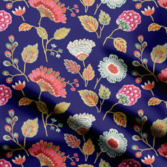 Blue Adroit Print Fabric