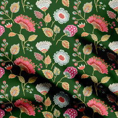 Green Adroit Print Fabric