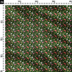 Green Adroit Print Fabric