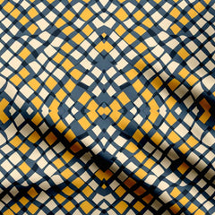 Yellow Dilution Print Fabric