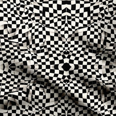 Chess Dilution Print Fabric