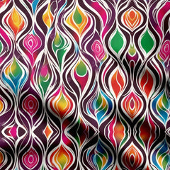 Color Ogee Print Fabric