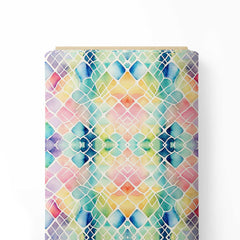 Watercolor Abstract Print Fabric