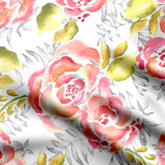 Roses Splash Print Fabric