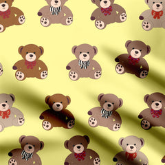 Teddy Bears Print Fabric