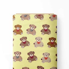 Teddy Bears Print Fabric