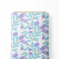 Blue and violet vibrance Print Fabric