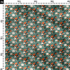 floral wandering bouquet Print Fabric