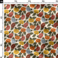 floral wandering into the meadow 01 Print Fabric