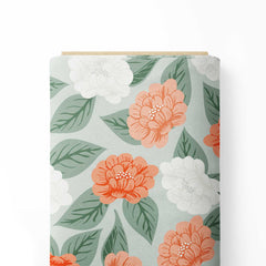 floral wandering into the meadow 02 Print Fabric