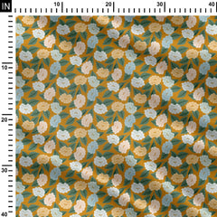 floral wandering into the meadow 05 Print Fabric