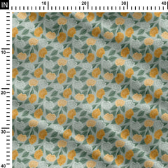 floral wandering into the meadow 06 Print Fabric