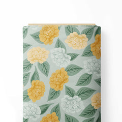 floral wandering into the meadow 06 Print Fabric