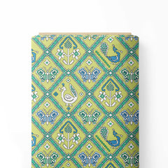 patola enimal pattern Print Fabric