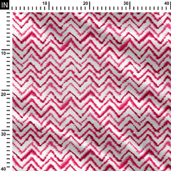 Rani zigzag pattern Print Fabric