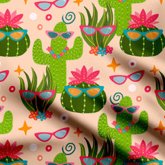 Cactus fiesta Print Fabric