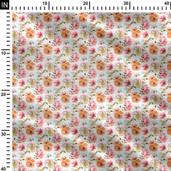 big flowers allover Print Fabric